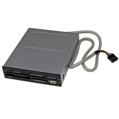 StarTech.com 7 Port Internal Memory Card Reader USB 2.0 MicroSD MS MMC MiniSD MS PRO Duo SD Compact Flash 35FCREADBK3