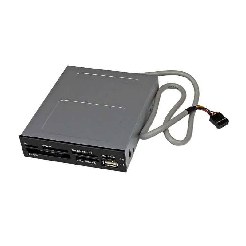 StarTech.com 7 Port Internal Memory Card Reader USB 2.0 MicroSD MS MMC MiniSD MS PRO Duo SD Compact Flash 35FCREADBK3