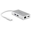 StarTech.com USB C Docking Station with HDMI 4096 x 2160 Pixel Resolution USB 3.0 Ports Thunderbolt 3 Support DKT30CHPDW