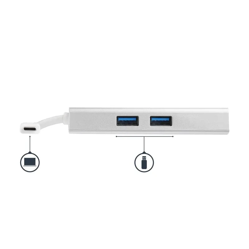 StarTech.com USB C Docking Station with HDMI 4096 x 2160 Pixel Resolution USB 3.0 Ports Thunderbolt 3 Support DKT30CHPDW