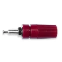 Mueller Electric Red 15A Nickel Plated Brass Binding Post, Male, 9.53 mm Hole Diameter BU-P3760-2