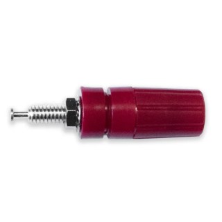 Mueller Electric Red 15A Nickel Plated Brass Binding Post, Male, 9.53 mm Hole Diameter BU-P3760-2