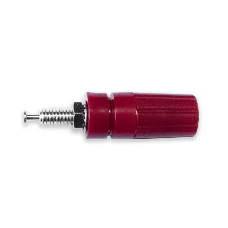 Mueller Electric Red 15A Nickel Plated Brass Binding Post, Male, 9.53 mm Hole Diameter BU-P3760-2