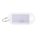 RS PRO Plastic Key Tag White 50 mm Durable Plastic Material 25 Per Pack 179-9552
