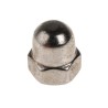 RS PRO Bright Zinc Stainless Steel Dome Nut Size M5 DIN 1587 Hex Flange Right Hand Thread A4 Grade 316 Marine-Grade 248-4472