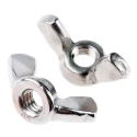 RS PRO 24 mm Bright Zinc Stainless Steel Wingnut, M5 248-4337