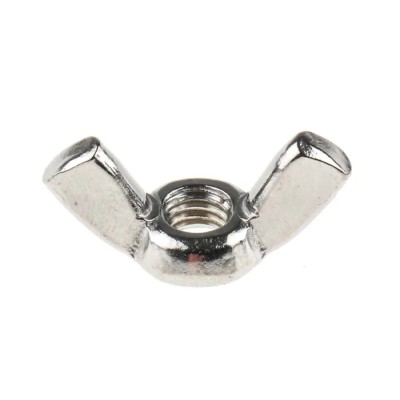 RS PRO 30 mm Bright Zinc Stainless Steel Wingnut, M6 248-4343