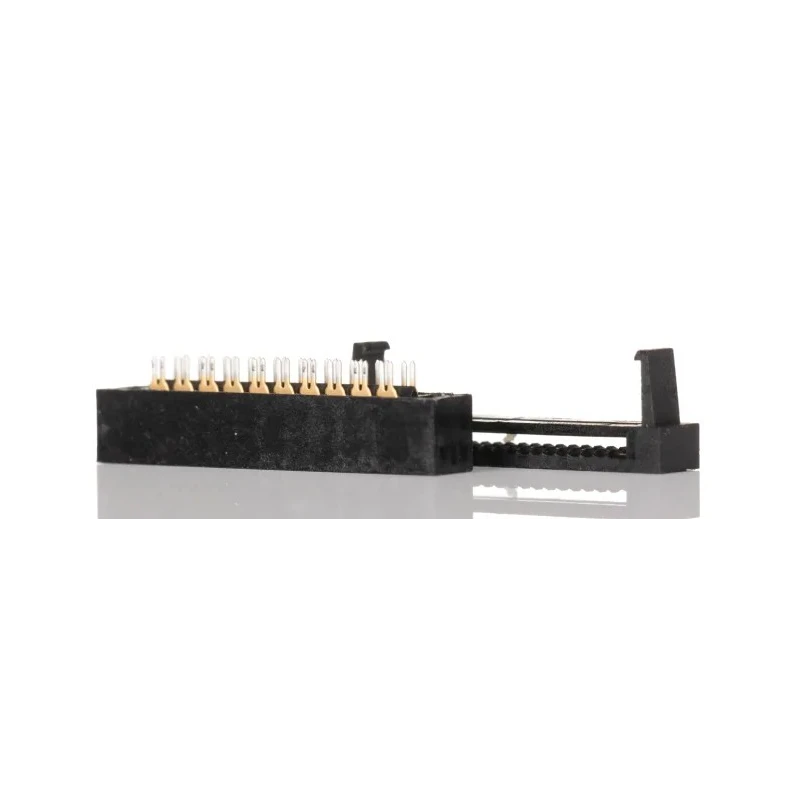Samtec 30-Way IDC Connector Ribbon Cable Female, 2 Row, 1.27mm Pitch, 2.3A Current, Right Angle FFSD-15-01-N