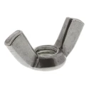 RS PRO 48 mm Bright Zinc Plated A4 Stainless Steel Wingnut M12 248-4371