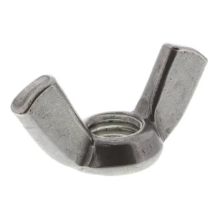 RS PRO 48 mm Bright Zinc Plated A4 Stainless Steel Wingnut M12 248-4371