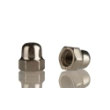 RS PRO Plain Stainless Steel Hex Nut M6, DIN 1587, Type 304 Stainless Steel 248-4416