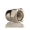 RS PRO Plain Stainless Steel Hex Nut M6, DIN 1587, Type 304 Stainless Steel 248-4416
