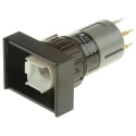 EAO Push Button Switch 16mm Cutout Diameter 42V AC/DC 31-423.036