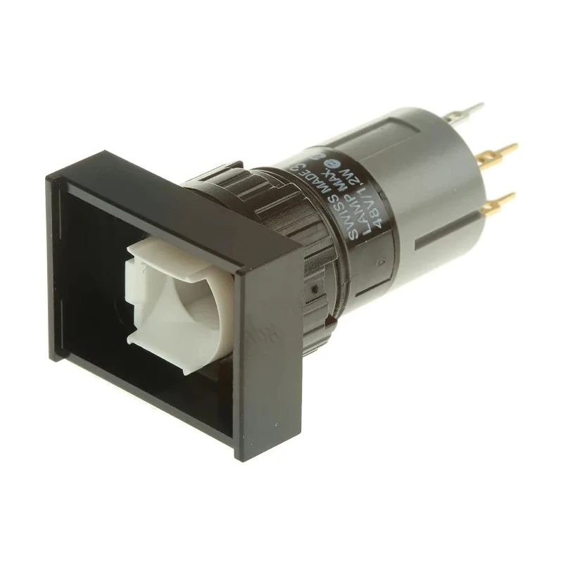 EAO Push Button Switch 16mm Cutout Diameter 42V AC/DC 31-423.036