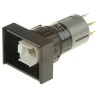EAO Push Button Switch 16mm Cutout Diameter 42V AC/DC 31-423.036
