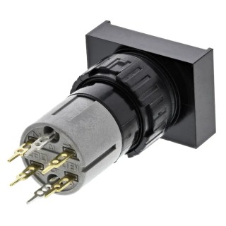 EAO 31 Series Illuminated Push Button Switch, Latching, PCB Mount, 16 mm Cutout, SPDT, IP40, 42 V dc/ac 31-461.036