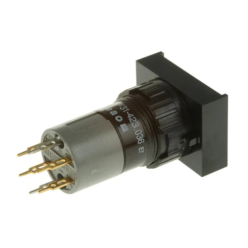 EAO Push Button Switch 16mm Cutout Diameter 42V AC/DC 31-423.036