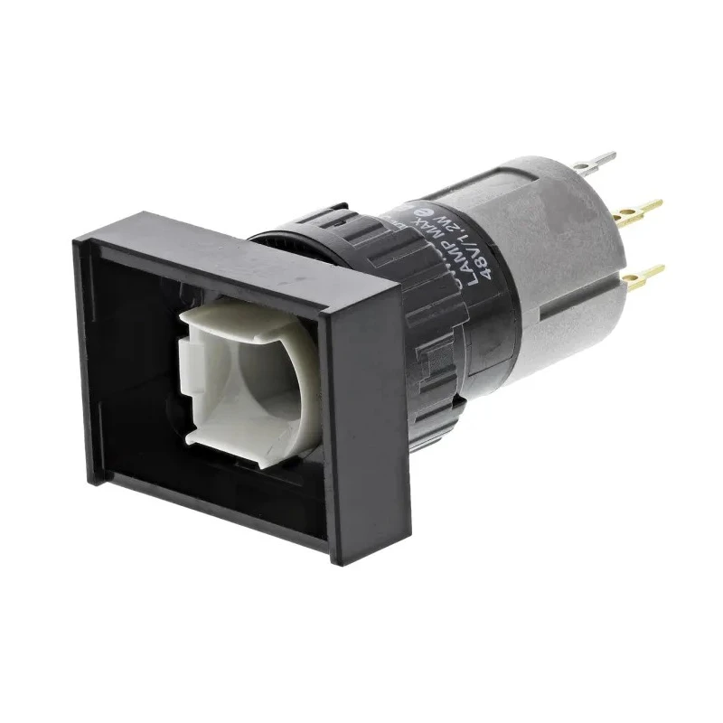 EAO 31 Series Illuminated Push Button Switch, Latching, PCB Mount, 16 mm Cutout, SPDT, IP40, 42 V dc/ac 31-461.036