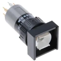 EAO Illuminated Push Button Switch, Button Actuator, 16mm Panel Cut-out, Model 31-451.036