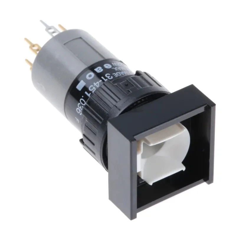 EAO Illuminated Push Button Switch, Button Actuator, 16mm Panel Cut-out, Model 31-451.036