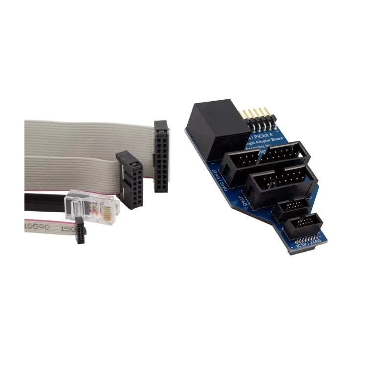 Microchip Chip Programming Adapter for Atmel-ICE, MPLAB ICD 4 and MPLAB PICkit 4 Debuggers Cable with Power AC102015