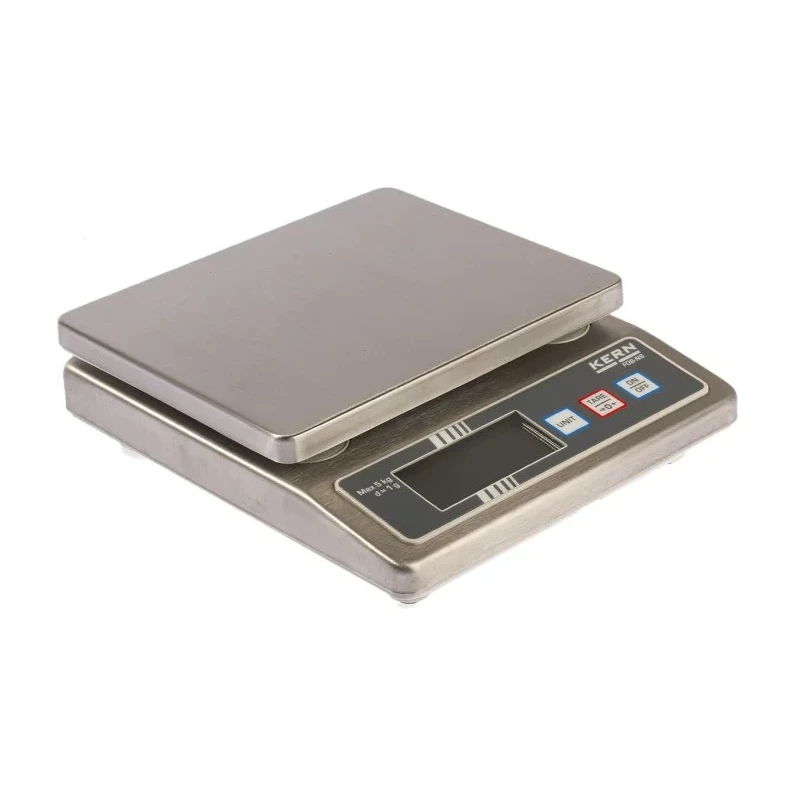Kern Bench Weighing Scale 5kg Capacity Stainless Steel Housing 5000 Resolution Type C Plug FOB 5K-3NS