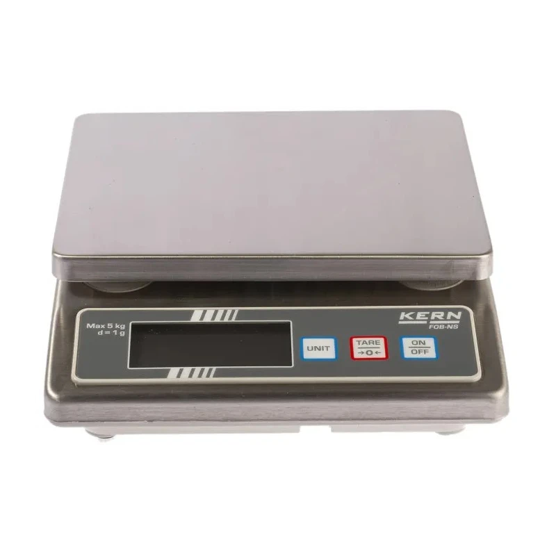 Kern Bench Weighing Scale 5kg Capacity Stainless Steel Housing 5000 Resolution Type C Plug FOB 5K-3NS