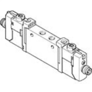 Festo Pneumatic Solenoid Valve 5/2 Solenoid M7 VUVG Series 24V DC Aluminium Alloy Body VUVG-L10-B52-T-M7-1R8L