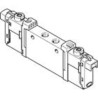 Festo Pneumatic Solenoid Valve 5/2 Solenoid M7, Aluminium Alloy Body, 24V dc, 1W Power, 5 Ports, VUVG-L10-B52-T-M7-1H2L-W1