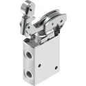 Festo Roller Lever Pneumatic Manual Control Valve VMEF Series, G 1/8 Port Size, Aluminium Alloy Body, 10 VMEF-KT-M32-M-G18