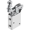 Festo Roller Lever Pneumatic Manual Control Valve VMEF Series, G 1/8 Port Size, Aluminium Alloy Body, 10 VMEF-KT-M32-M-G18