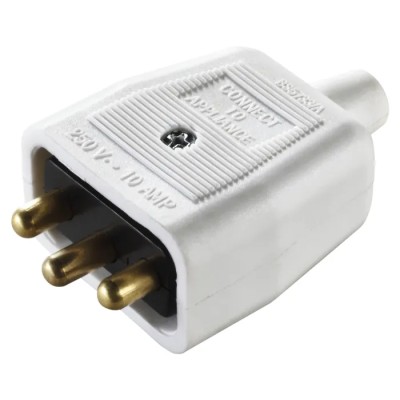 Masterplug 3 Pole Cable Main In-Line Connector Male/Female 10A 240V NC103W