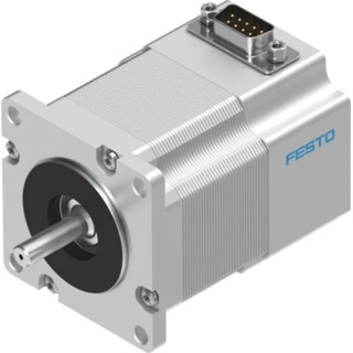 Festo EMMS-ST Series Hybrid Stepper Motor 48V, 0.8Nm Holding Torque, 1.8°, 6.35 mm Shaft EMMS-ST-57-S-S-G2