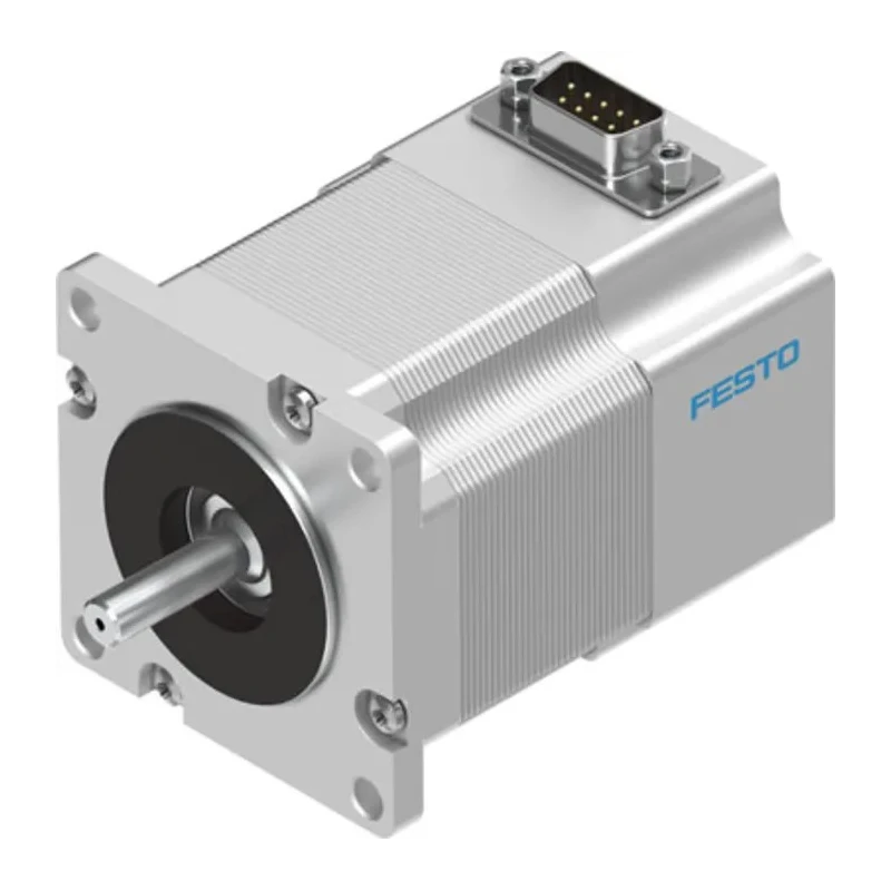 Festo EMMS-ST Series Hybrid Stepper Motor 48V, 0.8Nm Holding Torque, 1.8°, 6.35 mm Shaft EMMS-ST-57-S-S-G2
