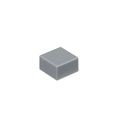 NKK Switches Grey Square Push Button Cap for Use with JB Series Pushbuttons AT4139H