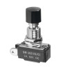 NKK Switches SB Series Push Button Switch, On-Off, Panel Mount, 12.5 mm Cutout, SPST, 125 V AC SB221NC