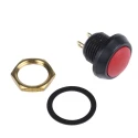 ITW Switches 59 Series Miniature Momentary Push Button Switch Panel Mount, 13.6 mm Cutout, SPST, Clear LED, IP67, 125 59-512
