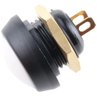 ITW Switches 59 Series Miniature Momentary Push Button Switch, Panel Mount, 13.6 mm Cutout, SPST, Clear LED, IP67 59-514