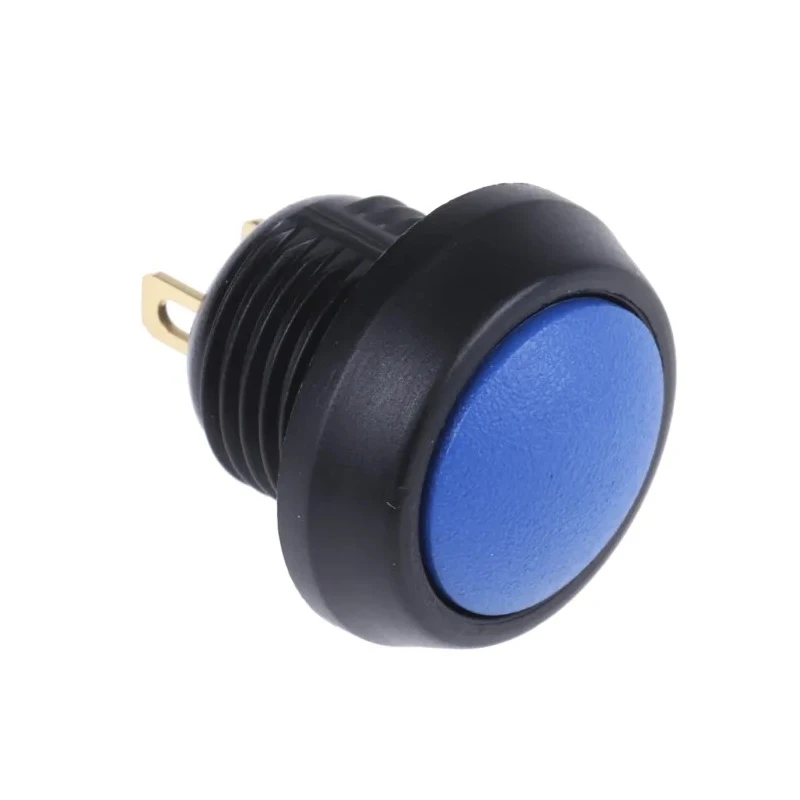 ITW Switches Miniature Momentary Push Button Switch Panel Mount SPST, Blue Actuator, Clear LED, IP67, 125V AC 59-516