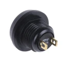 ITW Switches Miniature Momentary Push Button Switch Panel Mount SPST, Blue Actuator, Clear LED, IP67, 125V AC 59-516