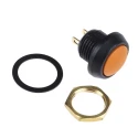 ITW Switches 59 Series Miniature Momentary Push Button Switch, Panel Mount, 13.6 mm Cutout, SPST, Clear LED, IP67 59-517
