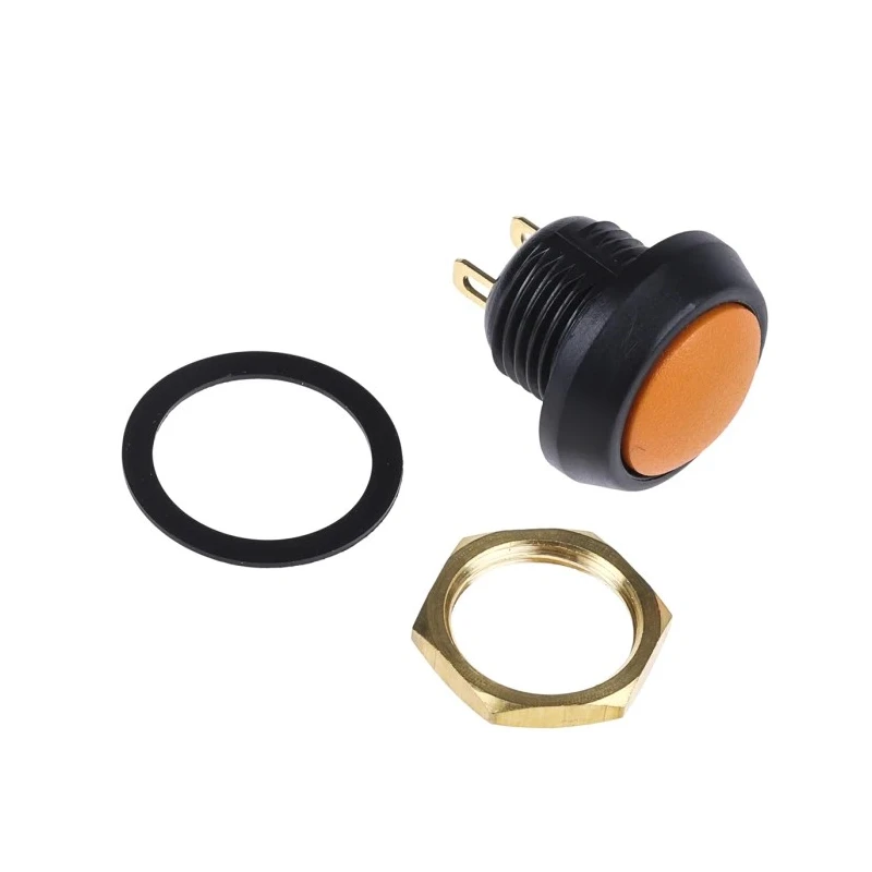 ITW Switches 59 Series Miniature Momentary Push Button Switch, Panel Mount, 13.6 mm Cutout, SPST, Clear LED, IP67 59-517