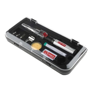 RS PRO Gas Powered Soldering Iron Kit with Auto Ignition, Variable Flame Control, 500°C Tip Temperature 182-3821