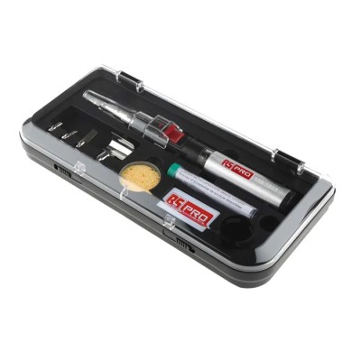 RS PRO Gas Powered Soldering Iron Kit with Auto Ignition, Variable Flame Control, 500°C Tip Temperature 182-3821