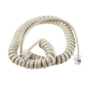 RS PRO Male RJ9 to Male RJ45 Telephone Extension Cable Cream Sheath 2.5 m RJ45