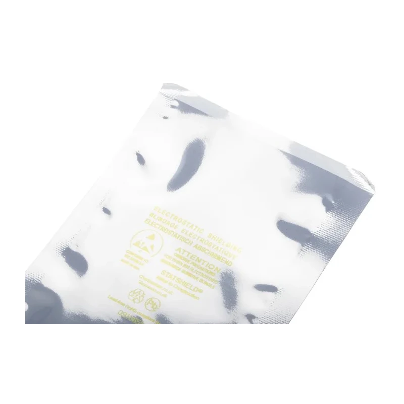 RS PRO Anti-Static Bag Static Shielding Bag 127mm(W) x 203mm Heat Seal Closure 100 Pack 182-8815
