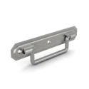 Pinet Stainless Steel Carrying Handle Load Capacity 35kg Raw Finish Height 54mm Width 158mm 19A3690