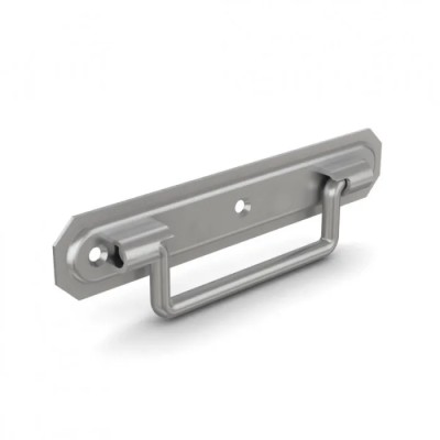 Pinet Stainless Steel Carrying Handle Load Capacity 35kg Raw Finish Height 54mm Width 158mm 19A3690