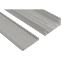 Schneider Electric White Polyvinyl Chloride Dado Cable Trunking 100mm Width x 40mm Depth x 3m Length W100mm