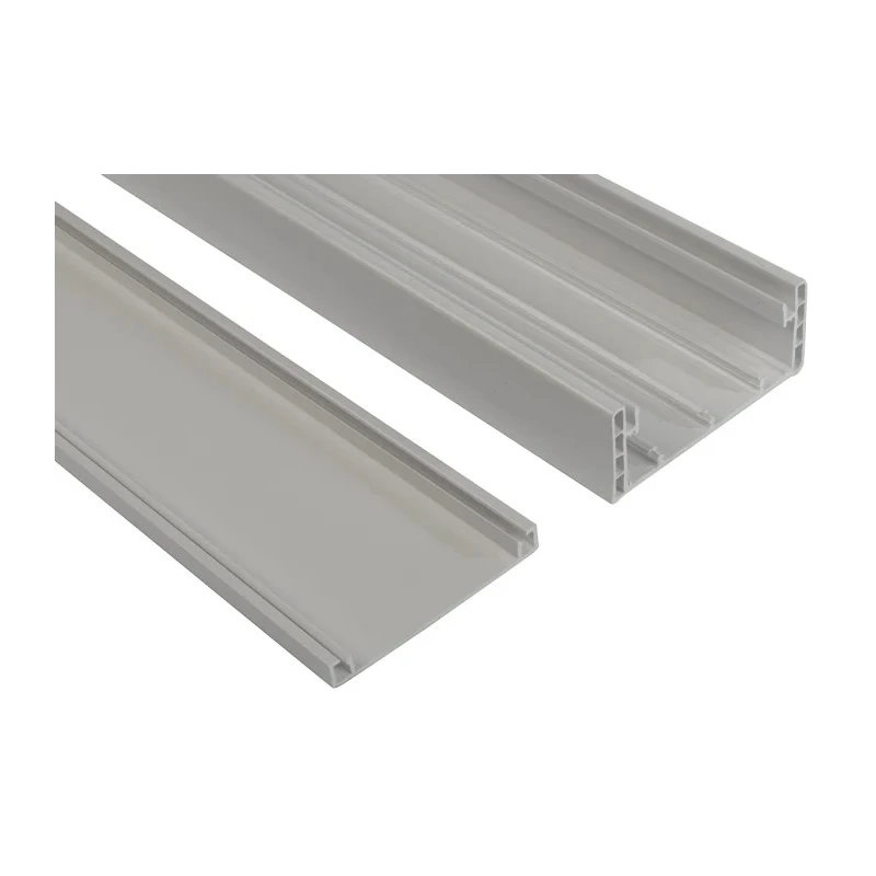 Schneider Electric White Polyvinyl Chloride Dado Cable Trunking 100mm Width x 40mm Depth x 3m Length W100mm
